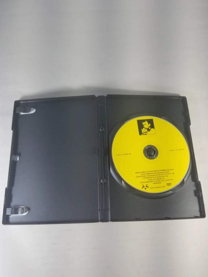 Doug Stanhope DVD Word Of Mouth Texas 2002 Comedy Rare Foto 3 de 4