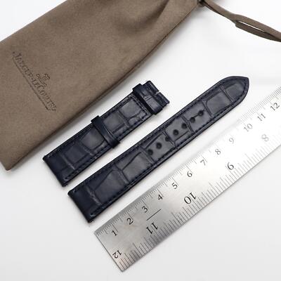 Jaeger-LeCoultre ネイビー アリゲーターストラップ Jaeger LeCoultre New Style CC 20mm 18mm Blue Alligator Leather