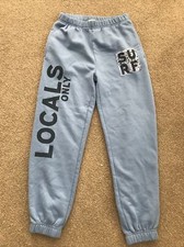 VINTAGE HAVANA BLUE LOCALS ONLY SURF JOGGER SWEATPANTS SIZE S SMALL