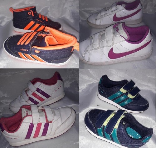 Nike Adidas Stock Lotto 9 Paia Bambino Bambina Scarpe Ginnastica Shoes  Schuhe | eBay