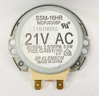 SSM-16HR MDPJ030BF Turntable Synchronous Motor FOR GE/LG/Samsung/Sharp Microwave