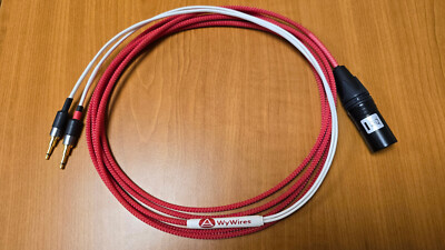 WyWires RED Series XLR Balanced Cable for HiFiMAN / Meze / Denon Headphones