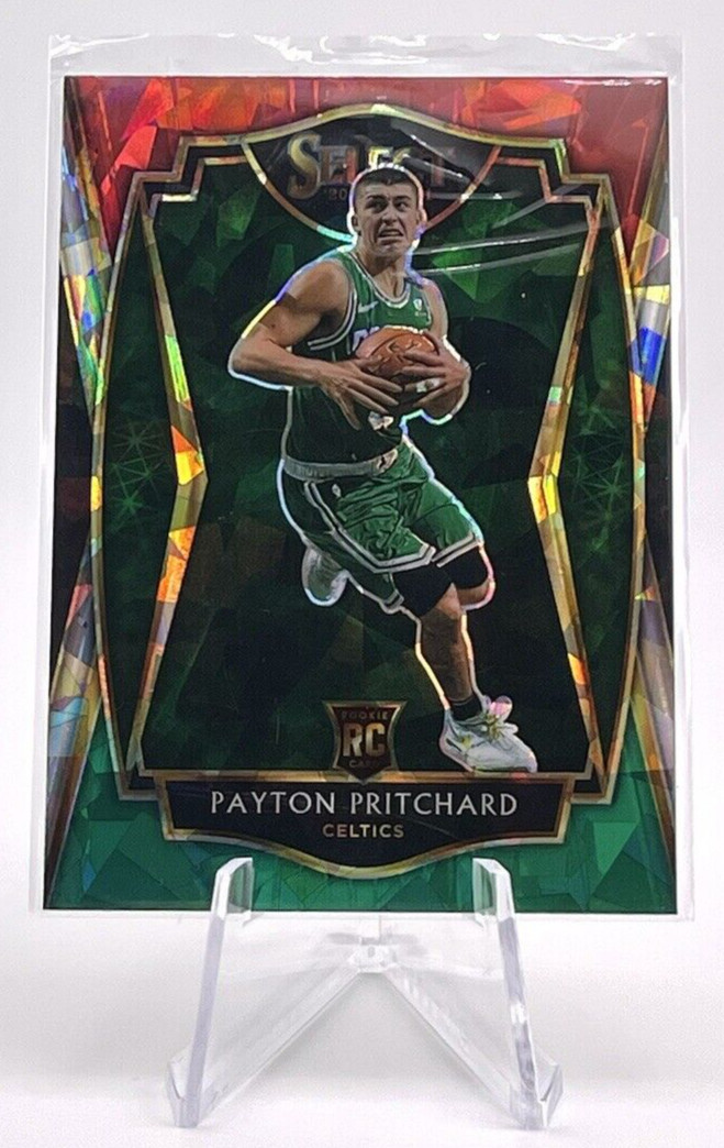 Payton Pritchard 2020-21 Panini Select Red White Green Ice Rookie #196 Celtics