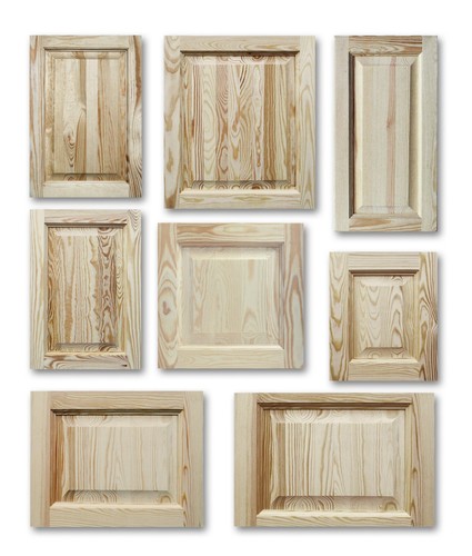 KLAR NATUR KIEFERNHOLZ FRONT Holz Kassetten TÜR Lamellenschrank Kleiderschrank - Bild 12 von 13