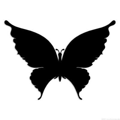 Butterfly Moth - Decal Sticker - Multiple Colors & Sizes - ebn7039