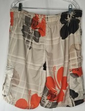 Arizona Jeans Cargo Swim Trunks. Beige/orange beachy 2XL XXL