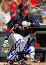 Gregor Blanco autographed Baseball Card (Braves) 2008 Upper Deck Rookie #705