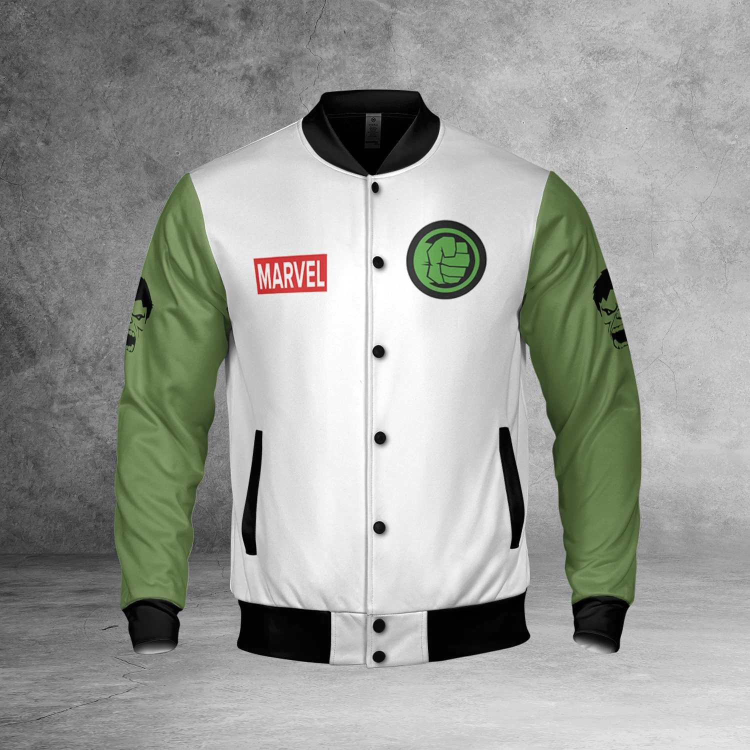 Hulk Up Bulk Up Men's The Incredible Hulk Bomber Jacket