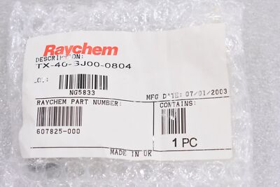 TYCO RAYCHEM TX40SJ00-0804 CIRCULAR MIL-SPEC STRAIN RELIEF ADAPTER 607825-000