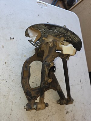 2009 YAHAMA GRIZZLY 700 REAR LEFT UPPER LOWER A-ARM KNUCKLE BRAKE HUB