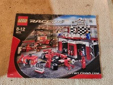 LEGO FERRARI FINISH LINE 8672 MANUAL ONLY (A)