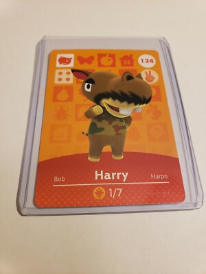 Harry #124 Series 2 Animal Crossing Amiibo Card