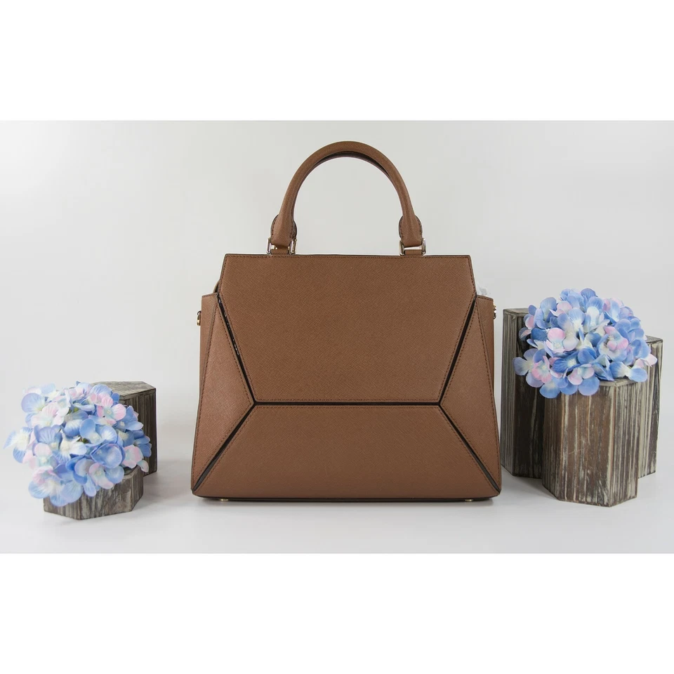 Bolso Cartera Michael Kors Jet Set Equipaje Cuero Saffiano Grande Prisma Nuevo con Etiquetas Foto 4 de 4