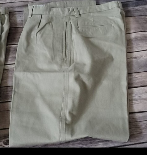 Arrow Khaki Pleated Pants-Set Of 5 Pairs - Picture 9 of 12