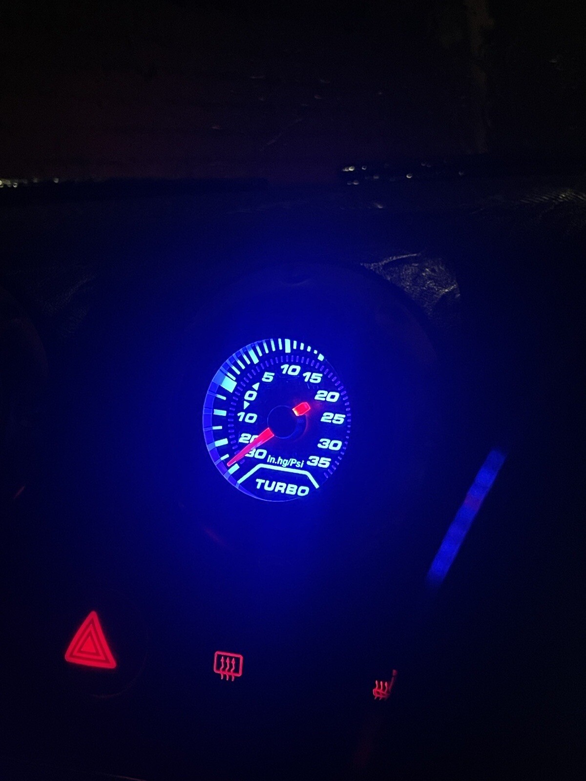 Audi TT MK1 8N Boost gauge With Adapter Plate. Ready To Install