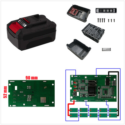 For Einhell Power X-Change 18V Li-ion Battery Housing Protection Circuit Board