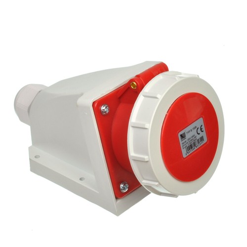 Kombi Wandsteckdose CEE 16A 5P 400V mit 230V Steckdose IP44 – IP67 - Bild 5 von 16