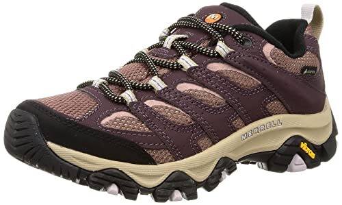 Nuove scarpe da trekking Merrell Moab 3 sintetiche Gore Tex bordeaux burlwood 24 0 cm 2E!