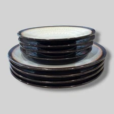 Food Network | Angelica Dinner & Appetizer Plate Set (8 Pc) | Gently Used