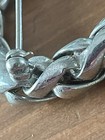 Vintage Silver Tone Braided Twisted Rope Circle Brooch Pin Jewelry — photo 10