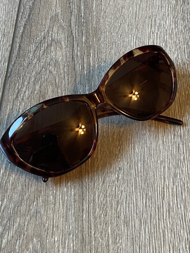 Vintage Laura Biagiotti Sunglasses 1980’s Designer Tortoise Oversized - Picture 3 of 8