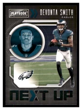 2021 Panini Playbook DeVonta Smith Next Up Insert NXT-DVS Philadelphia Eagles