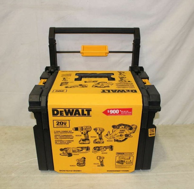 DEWALT DCKTS781D2M1 20V Cordless Combo Kit with ToughSystem 7 Pieces