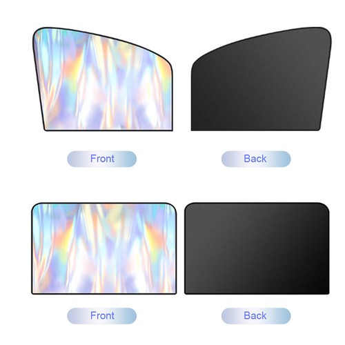 Car Window Side Screen Sun Shade Cover Magnetic Sunshade Visor Curtain - Picture 5 of 13