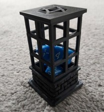Dungeons and Dragons Dice Jail 3D Printed Gaming Accessory