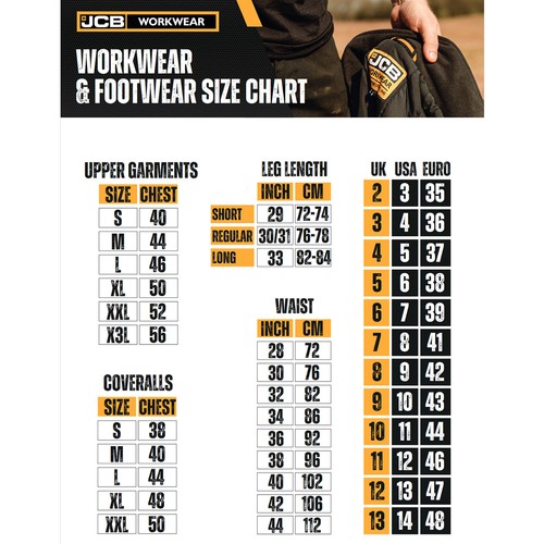 JCB Herren Performance Polo with Stay Dry Technologie Arbeit Feuchtigkeit Dochting T-Shirt - Bild 2 von 10