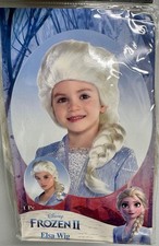 New Disney Frozen Elsa Wig for Kids or Adults