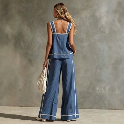 Womens Summer Casual Fashion Two-Piece Set