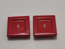 Tea Forte Tea Trays Two Red Tea Trays 