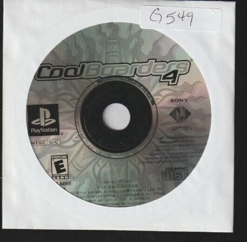 Cool Boarders 4 Sony PlayStation 1 Used Video Game Disc Only Sleeved