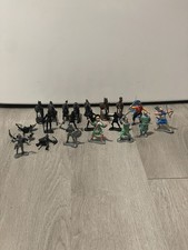 Vintage Lot of Medieval Figures and Horses Medieval Knights and Horses