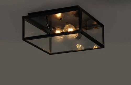 Maxim Catalina 13" Wide Dark Bronze Outdoor Ceiling Light - Picture 2 of 5