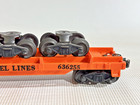 LIONEL VERY NICE 6362 RAILWAY TRUCK CARRYING CAR W/ THREE SETS OF TRUCKS LF — photo 10