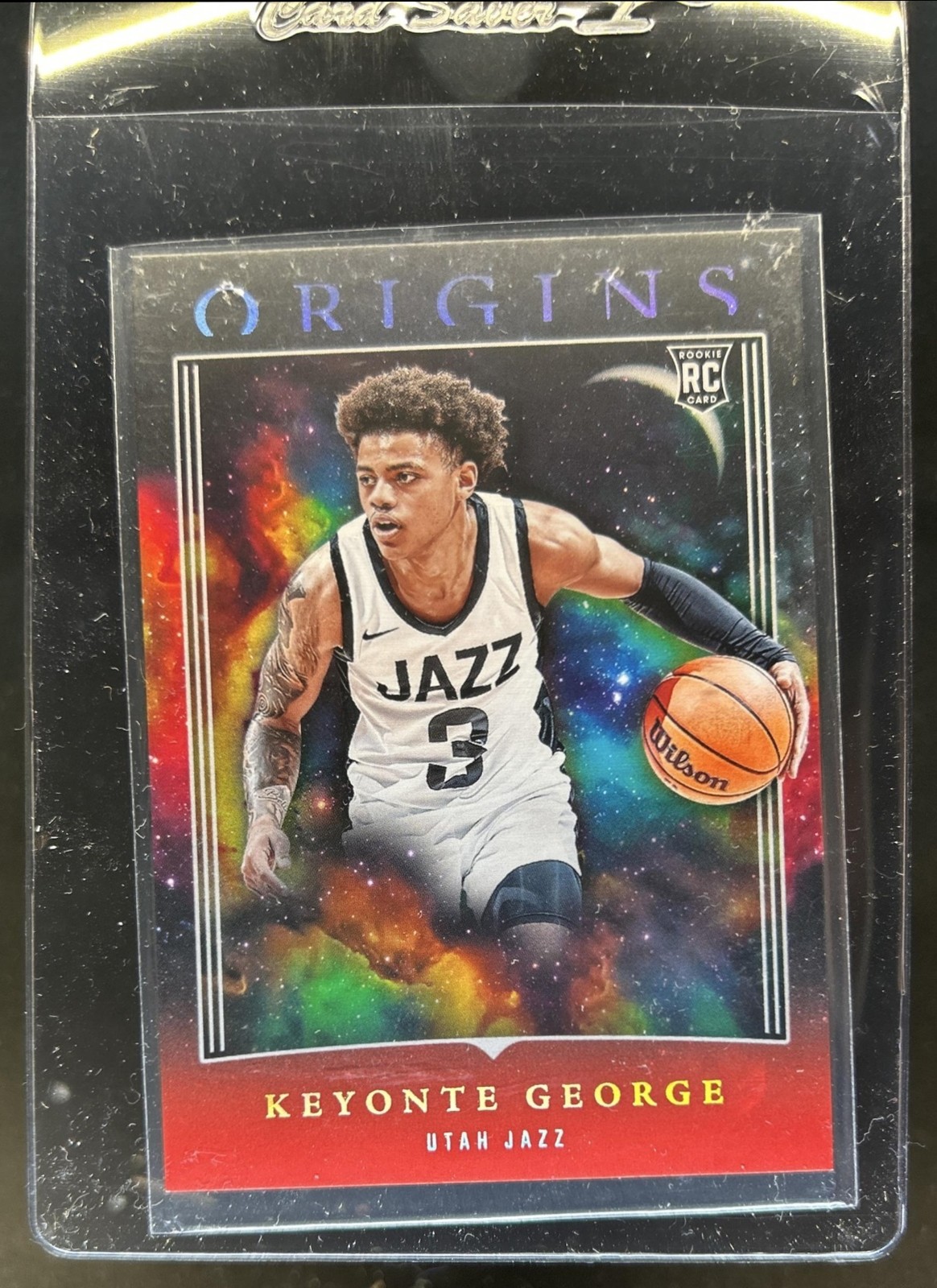 2023-24 Panini Origins Keyonte George RC Red Rookie #80 Jazz