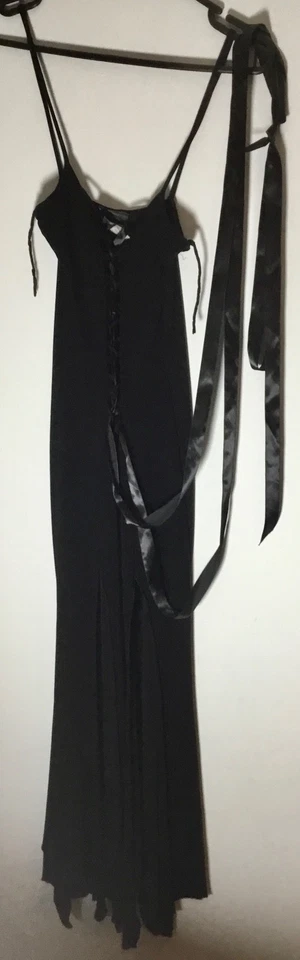 Truelight Clothing USA Black Ribbon Dress Size XL Extra Large Sleeveless Used - Image 4 of 4