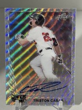 2021 Leaf Metal Draft 1990 Leaf Auto Silver Wave Triston Casas #LA-TC1 Auto E21