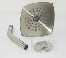 Delta RP64859 Stainless Steel Square Shower Head Arm and Flange
