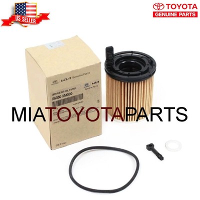 Genuine Kia K5 Rio Sorento OEM Engine Oil Filter 26350-2M000