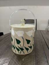 Cubo de Hielo Flor Cora Calla Lilly Primavera MCM Floral Lucite De Colección