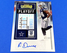 2020 PANINI CONTENDERS RICO DOWDLE PLAYOFF TICKET ROOKIE AUTO SIGNATURE SP #/99