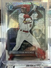 2025 Bowman Draft Chrome Mojo Refractor 1st Bowman BDC-77 Ryan Mitchell Cardinal