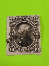 Mexico 1874 Miguel Hidalgo Used .Black (25-02_3)