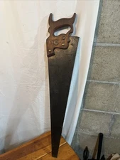 Vintage Henry Disston & Sons Keystone Crosscut 7 Hand Saw Collectible USA 26”