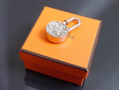 N！ Authentic HERMES Cadena charm lotus flower Metallic #6565 | eBay