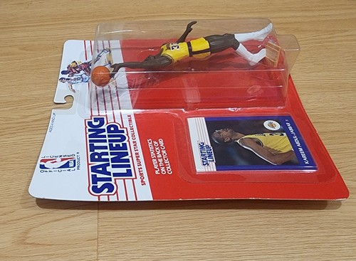 1988 Kenner Starting Lineup Kareem Abdul Jabba Figure & Card - Sealed - Picture 4 of 4