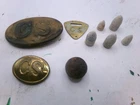 CIVIL WAR CS BUCKLES AND MUSKET BALLS